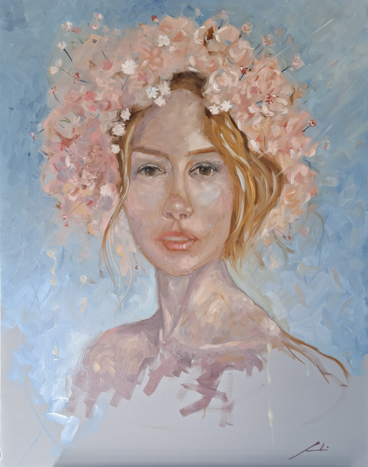 Ninfa corona de flors