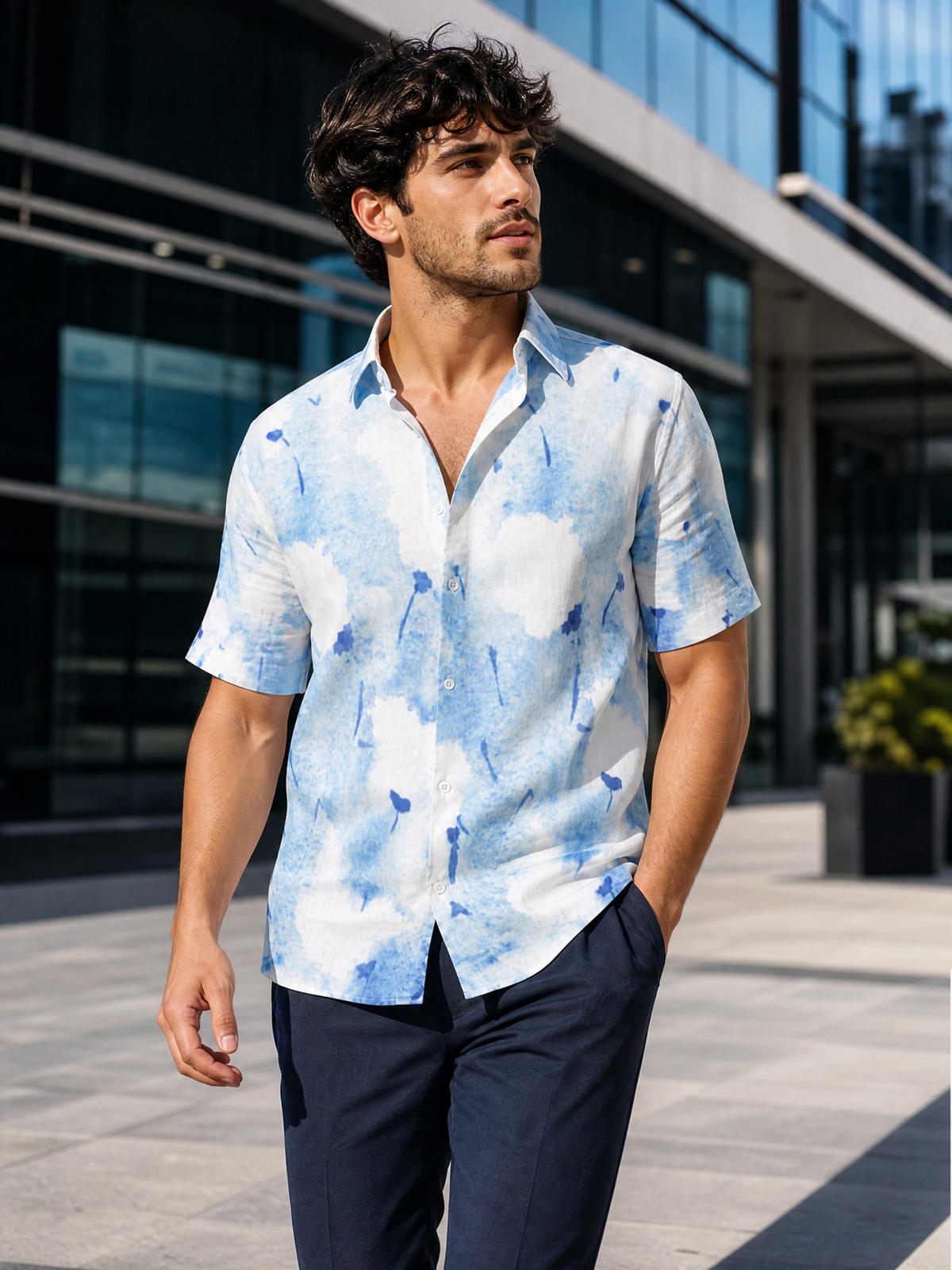 Camisa de Manga Corta para Hombre