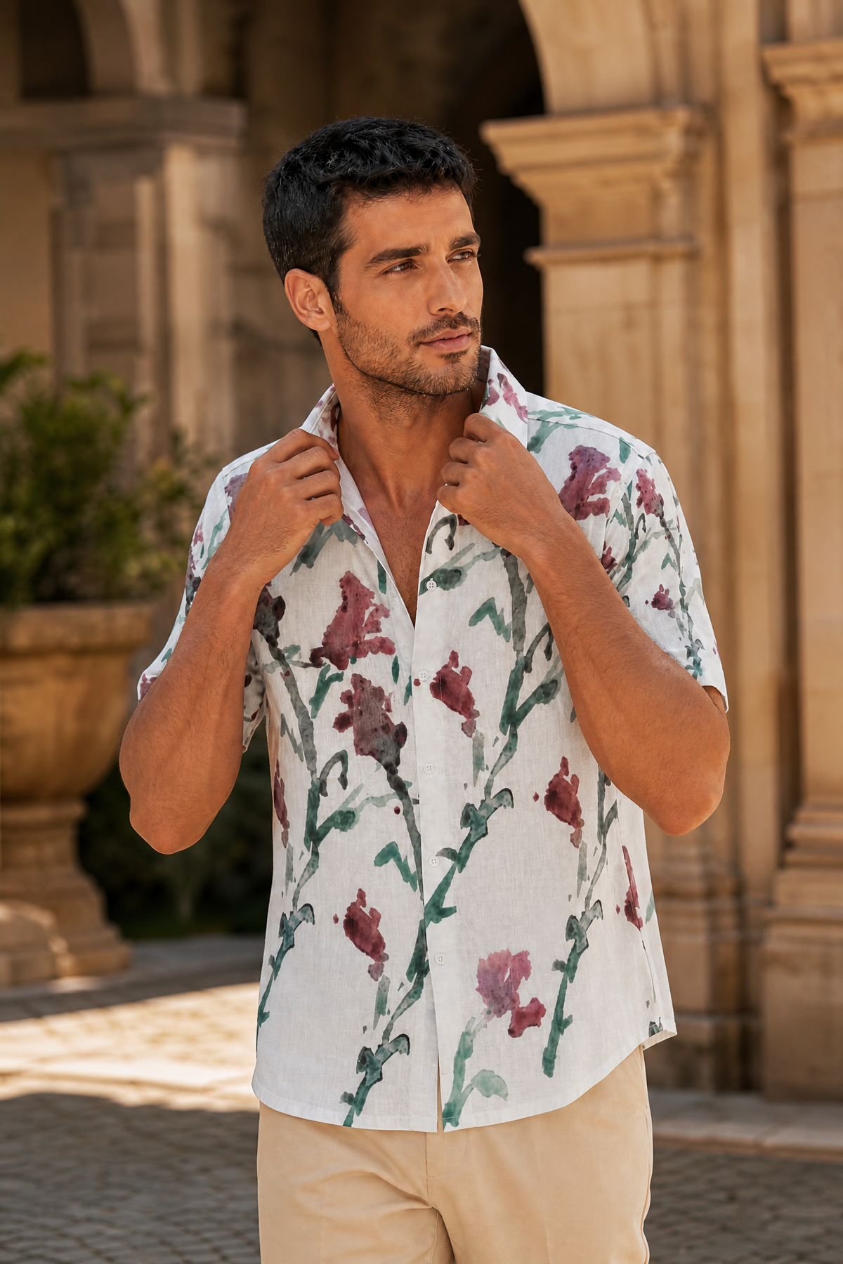 Camisa de Manga Corta para Hombre