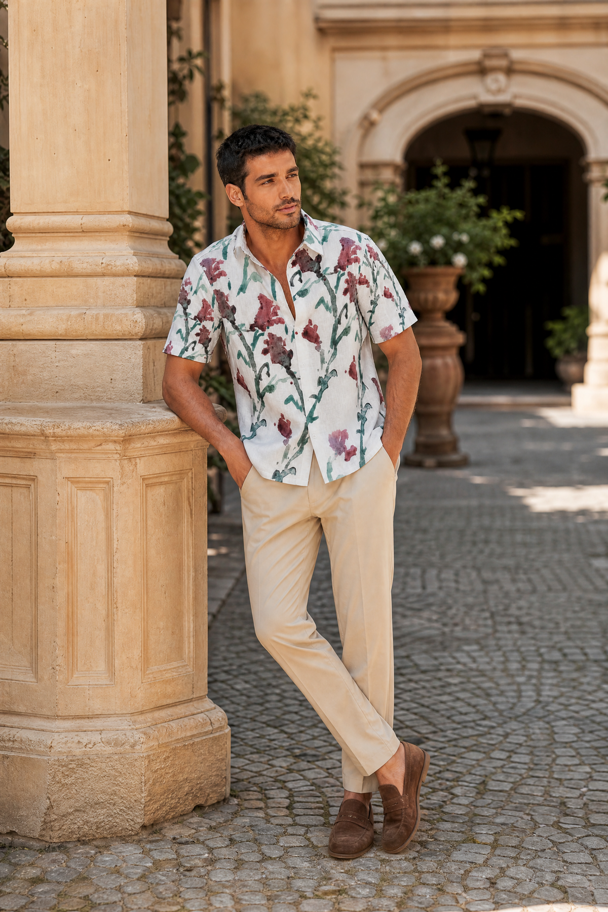 Camisa de Manga Corta para Hombre