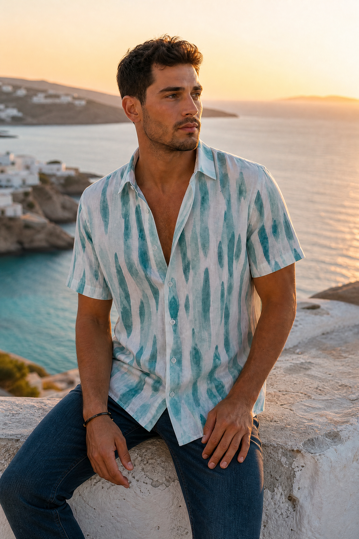 Camisa de Manga Corta para Hombre