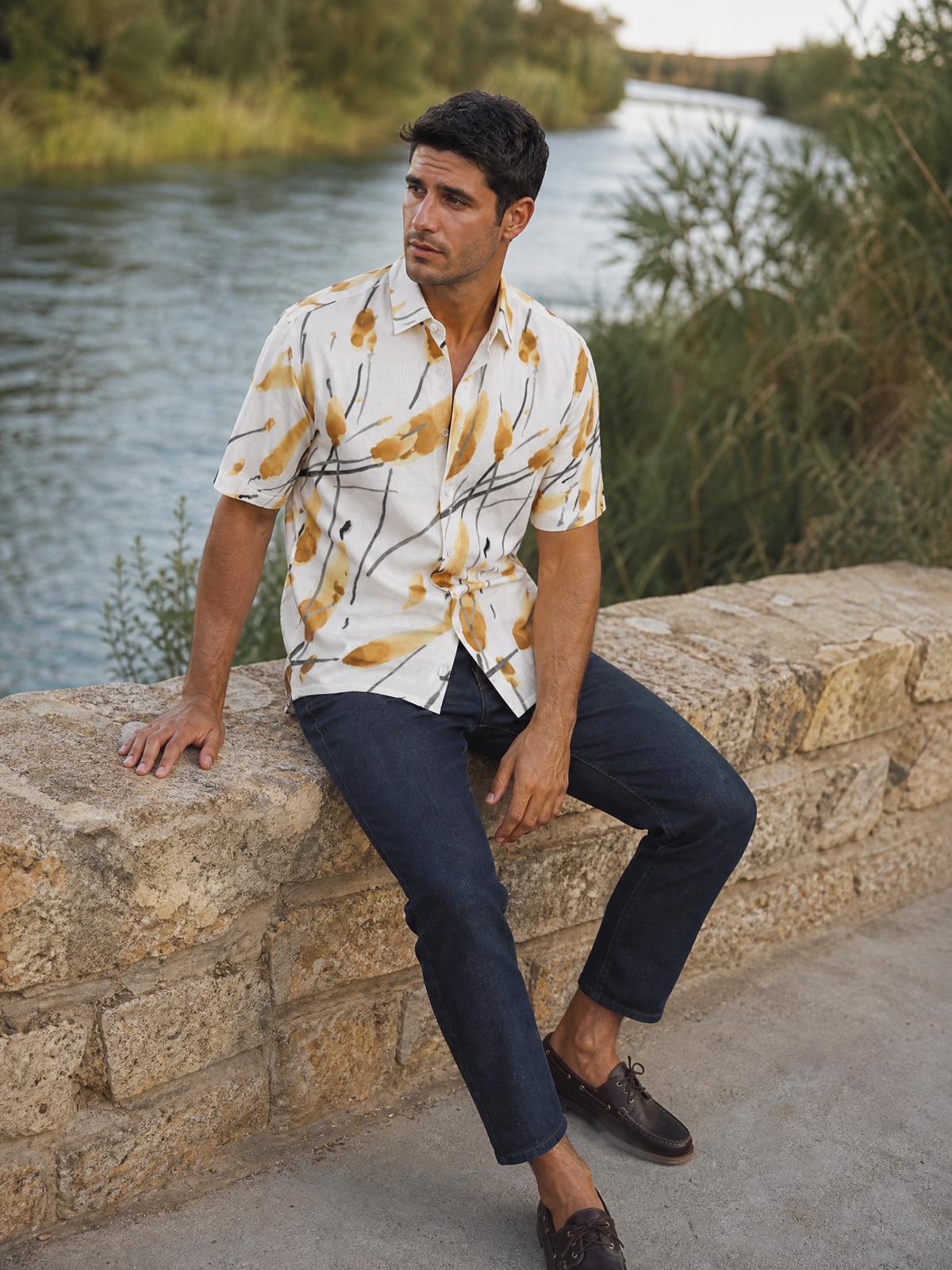 Camisa de Manga Corta para Hombre