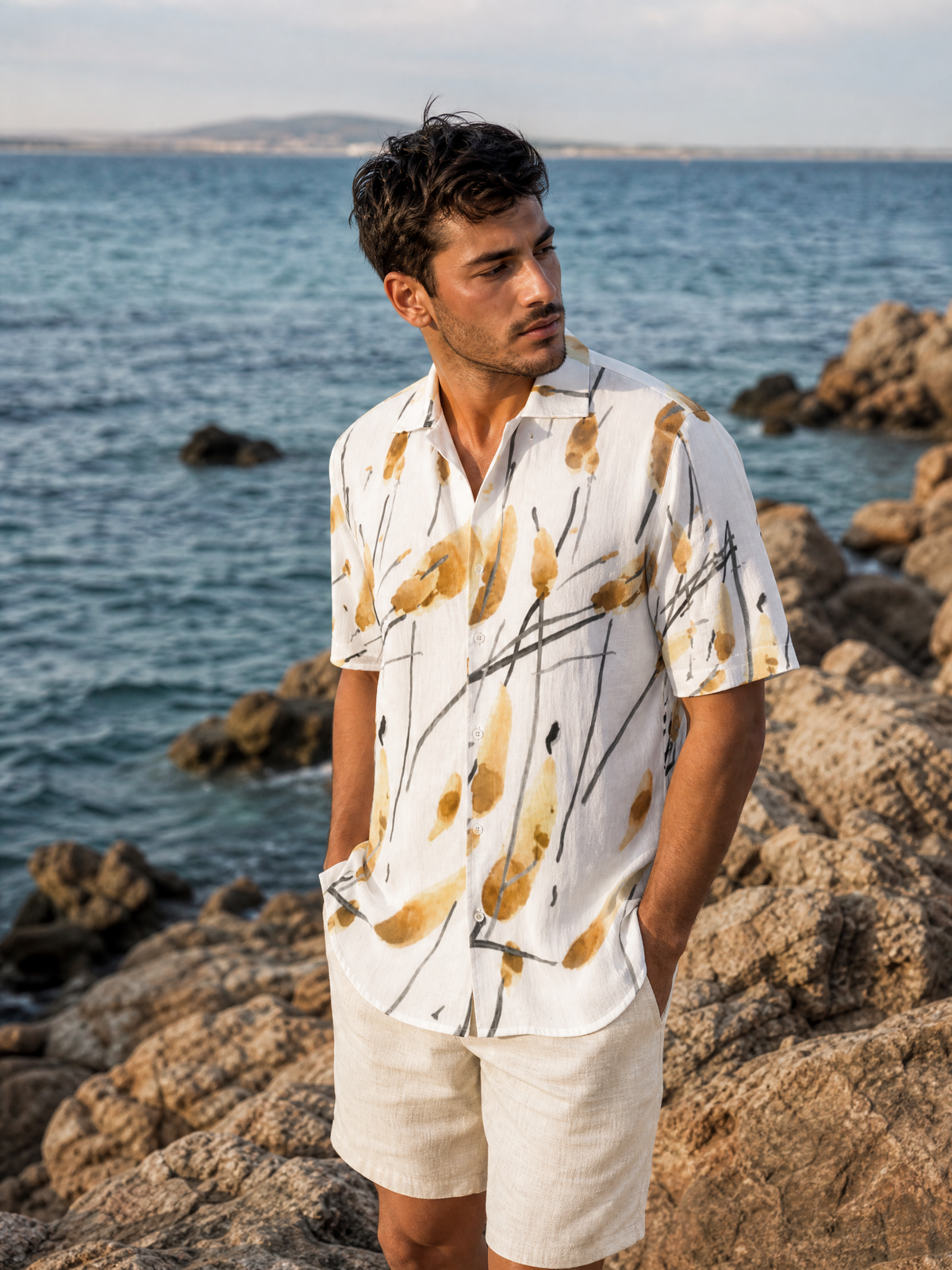 Camisa de Manga Corta para Hombre