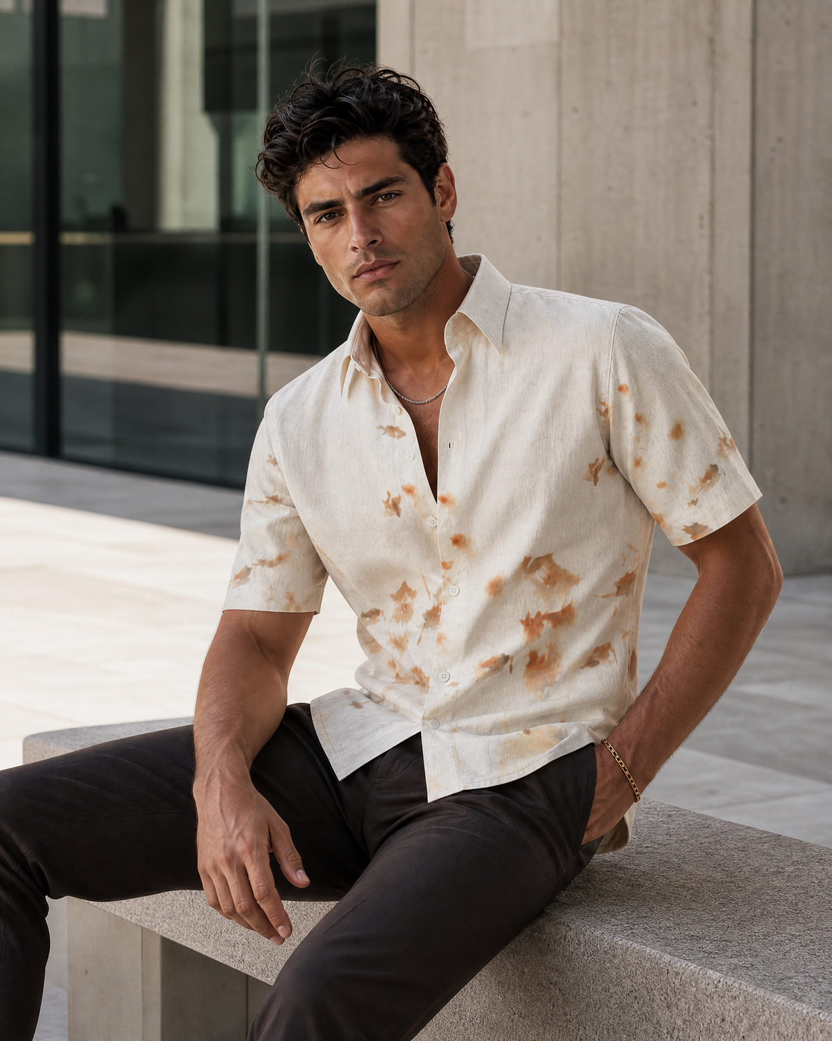 Camisa de Manga Corta para Hombre