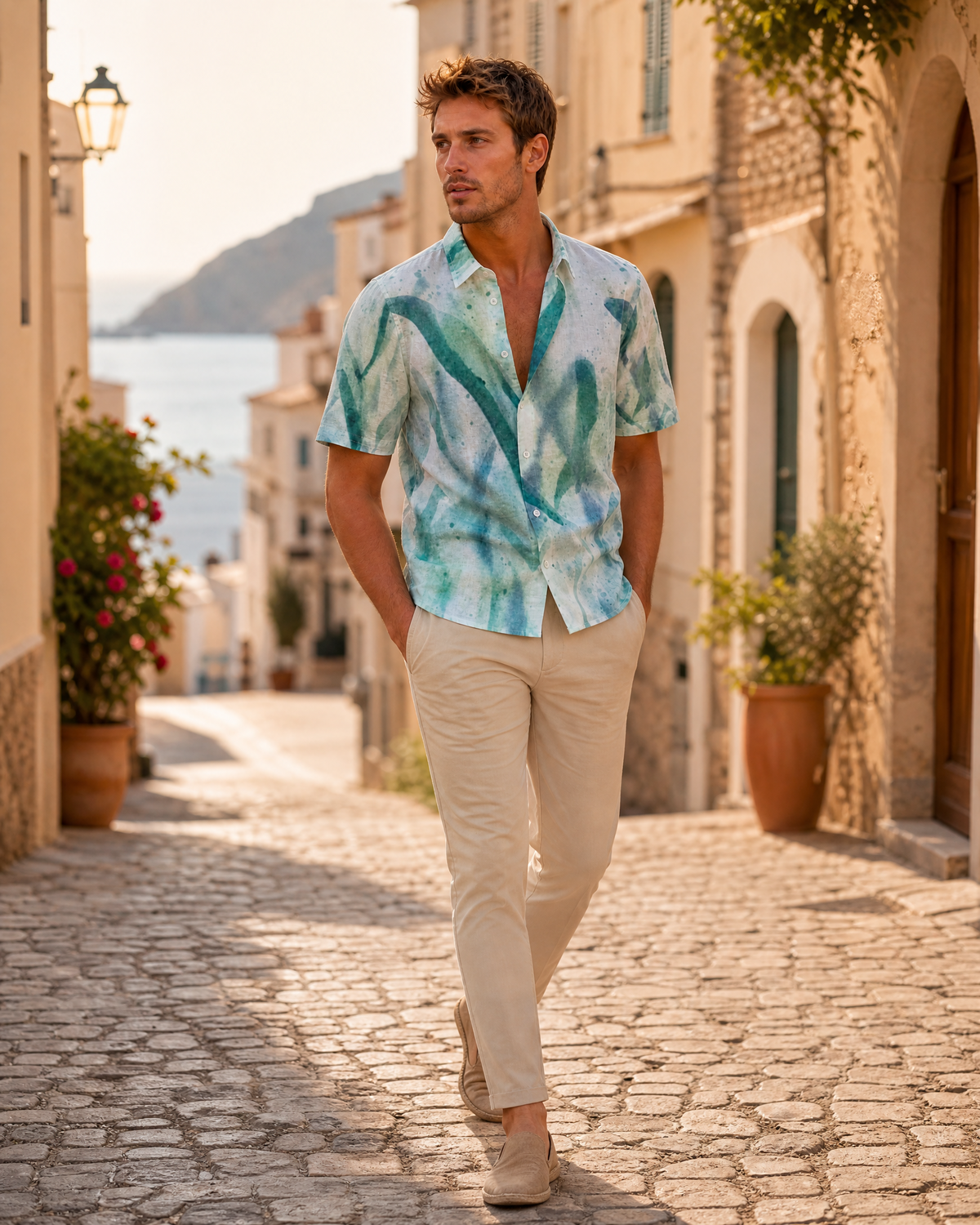 Camisa de Manga Corta para Hombre